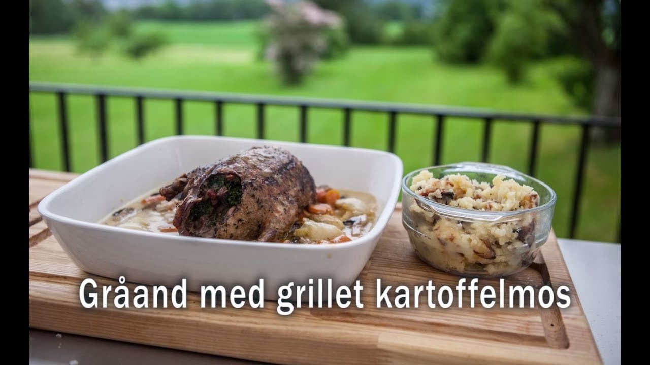 JensenGrill gr&aring;and med kartoffelmos