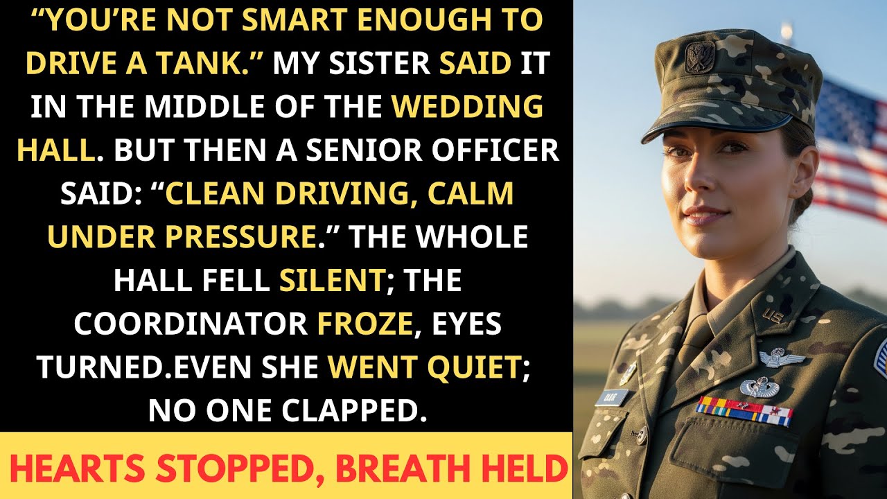 “You’re not smart enough to drive a tank,” she said. A week later, I drove the one that saved her.