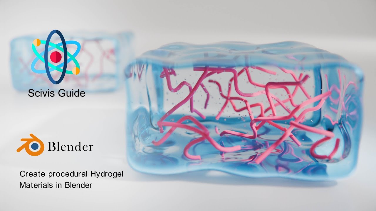 Create procedural Hydrogel Materials in Blender(file included)