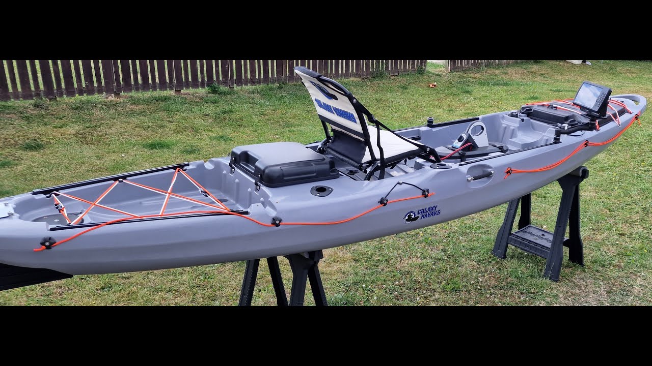 Galaxy Supernova FX setup with Pro-Pel 54 Motor and Garmin Striker 7SV installation.