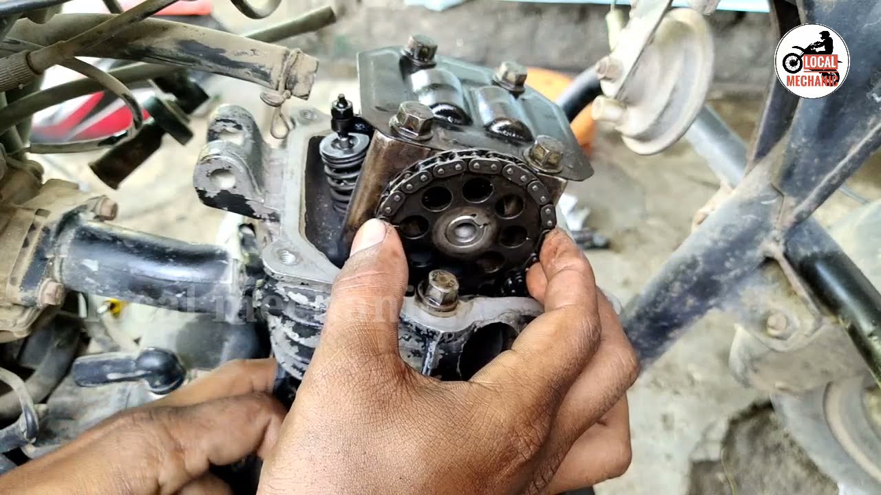 Discover 100 engine work/ white smoke problem