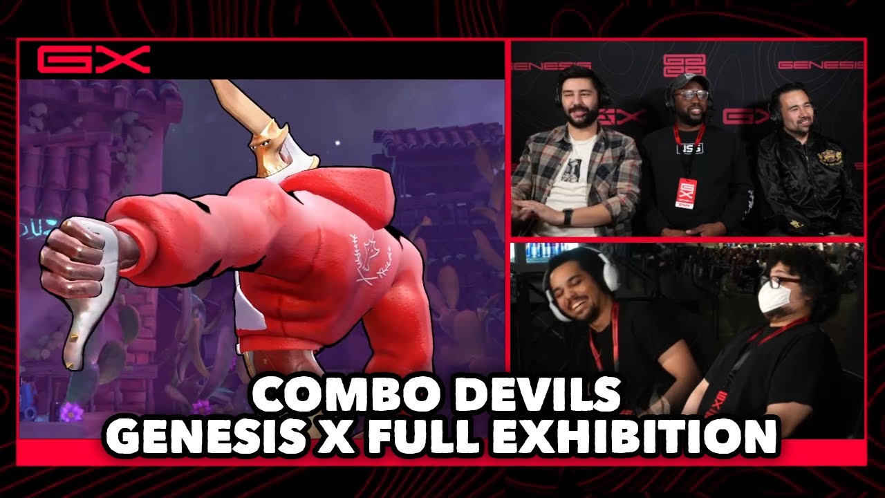 COMBO DEVILS - Genesis X Full Exhibition (FGC vs Smash crew battle)