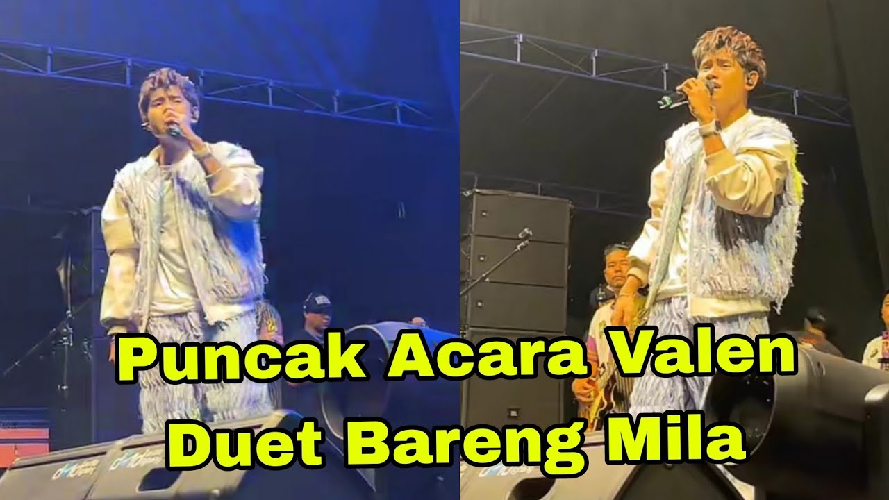 PUNCAK ACARA VALEN DI SUBANG JERIT MILA I LOVE U