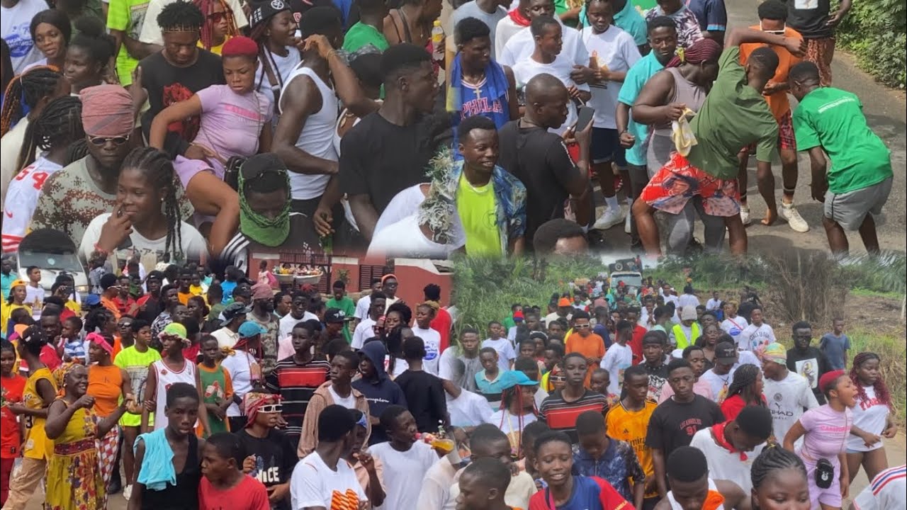 Monday Special “Akwambɔ” Soloku float by Enyan Ankukrom people 🔥😂🎉👌🏾❤️🏃🏾‍♀️🏃🏾👏🏾