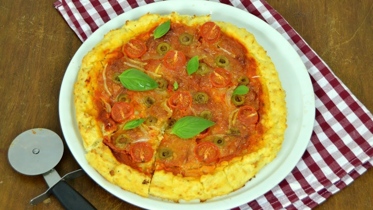 Pizza con base de patata ¡fácil y deliciosa!