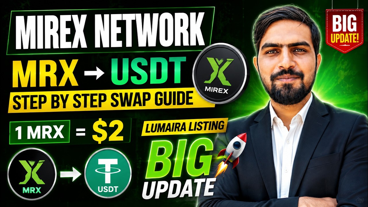 🚨 MRX to USDT SWAP! 🔥 LUMAIRA BIG UPDATE