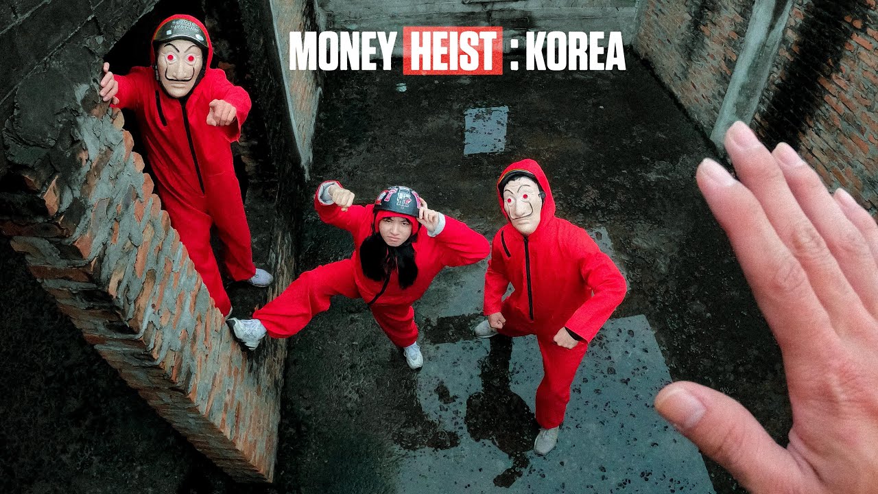 MONEY HEIST vs MONEY HEIST KOREA 2.0 (Epic Parkour Chase)