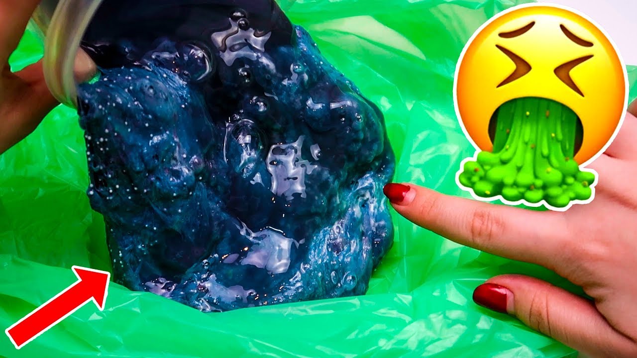 Miroase oribil 🤮 Arunc slime vechi - Throw old slime #6