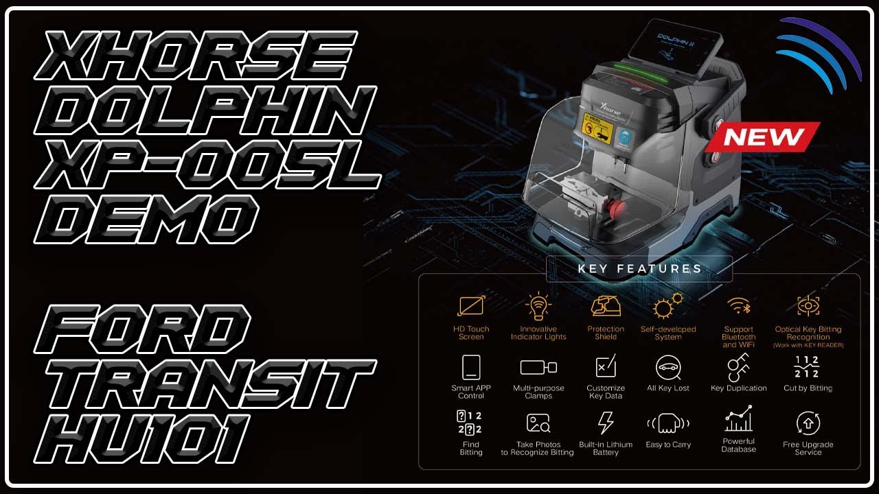 Введение и демонстрация станка для нарезки ключей Xhorse Dolphin XP-005L | Autowave