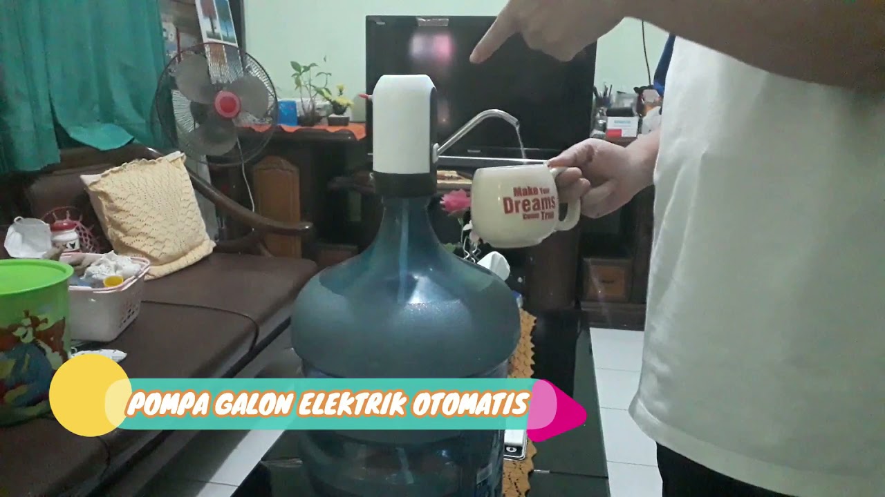 Uji Coba Pompa Galon Otomatis