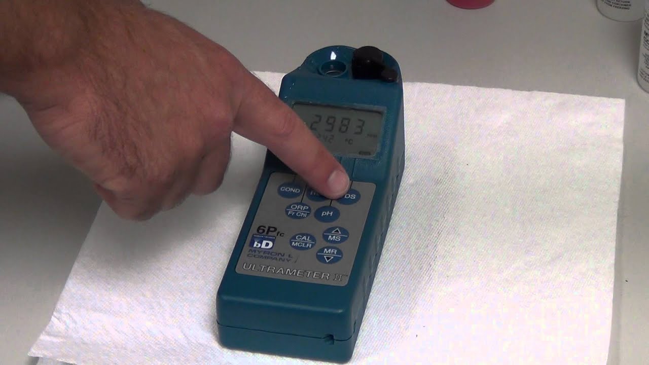 Myron L Ultrameter II - TDS Calibration