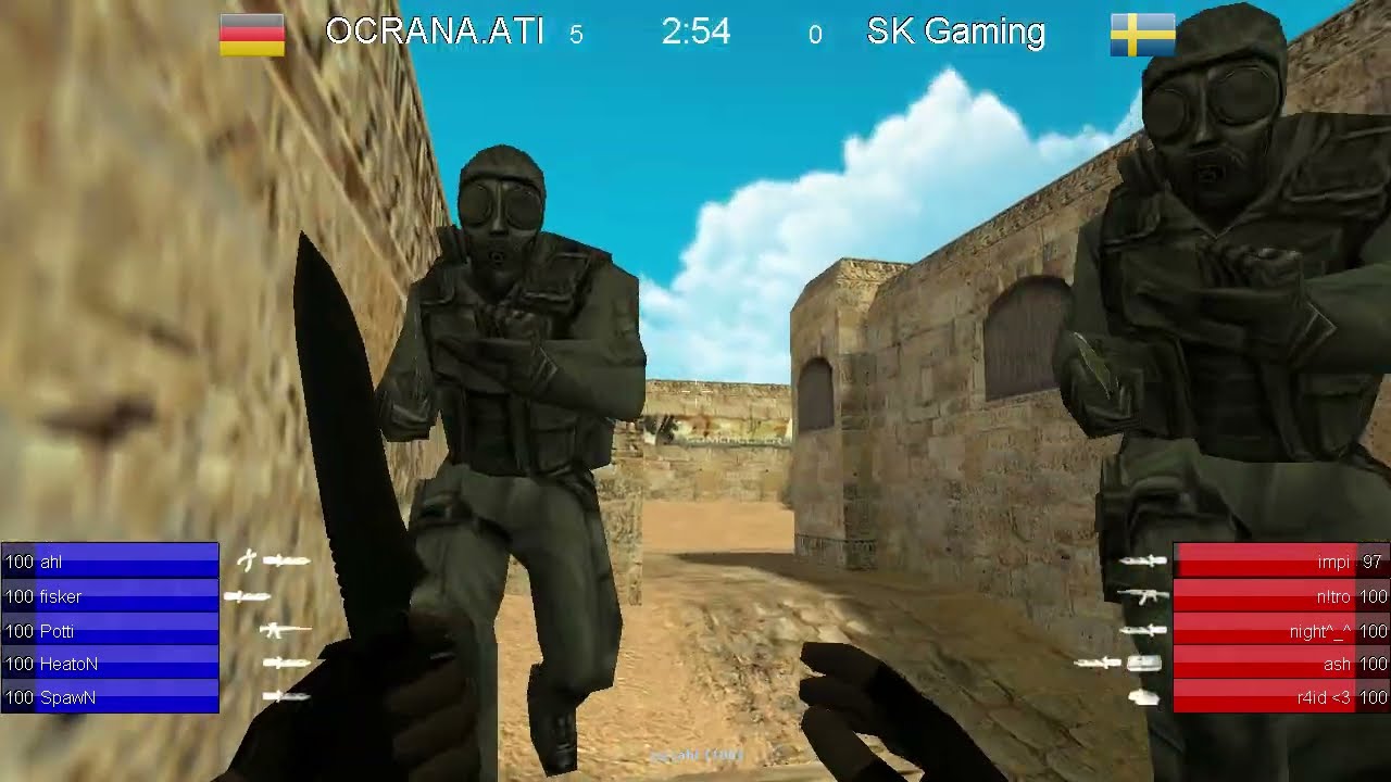 [ HLTV ] OCRANA.ATI vs SK Gaming.se (ESWC 2004)