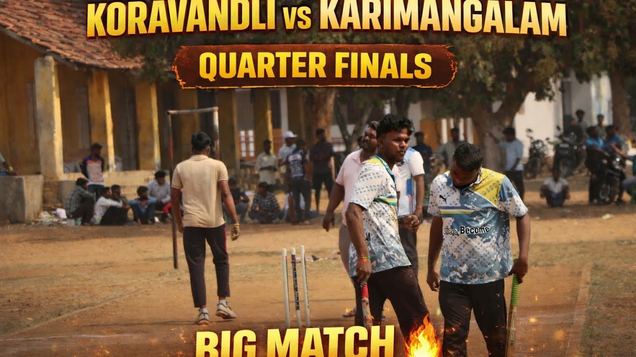  🔥PRE-QUATERFINALS |🔥MSR 50K🏆 TOURNAMENT|  KORAVANDAHALLI vs KARIMANGALAM | Best match 🔥