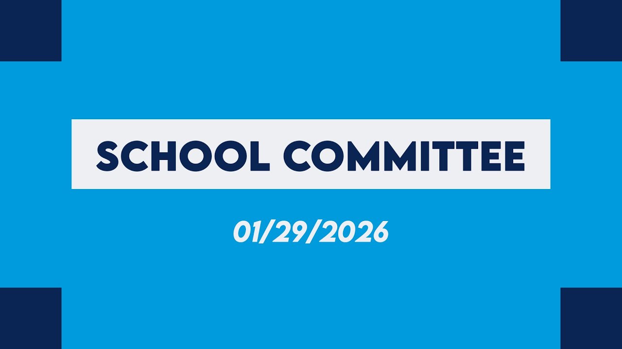 Medfield School Committee Meeting (1-29-2026)