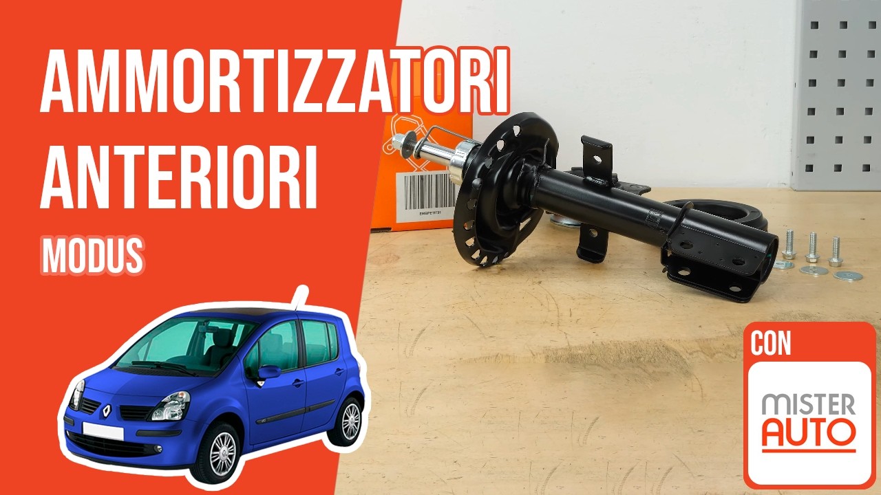 Sostituzione ammortizzatori anteriori Modus ➿