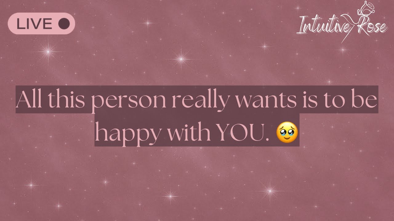 All this person really wants is to be happy with YOU. 🥹