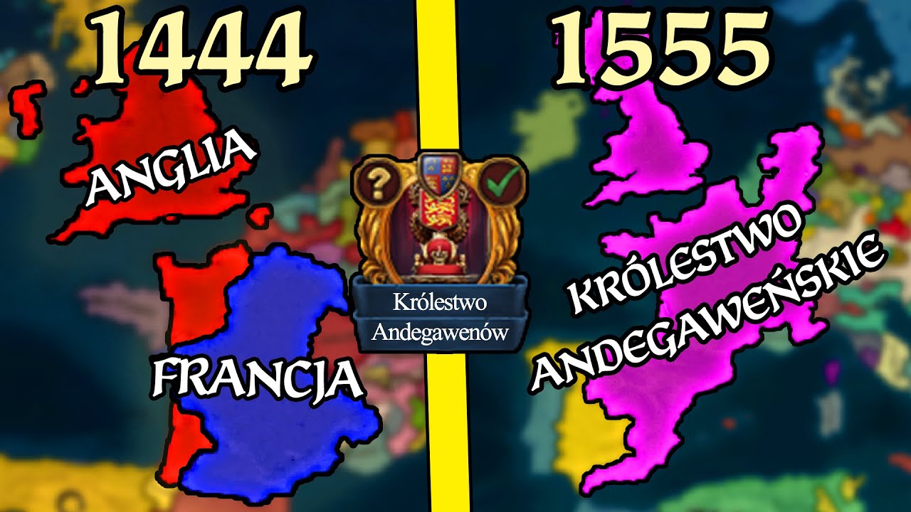 🧠 JAK UTWORZYĆ ZAPOMNIANE IMPERIUM ANDEGAWEŃSKIE | Europa Universalis 4