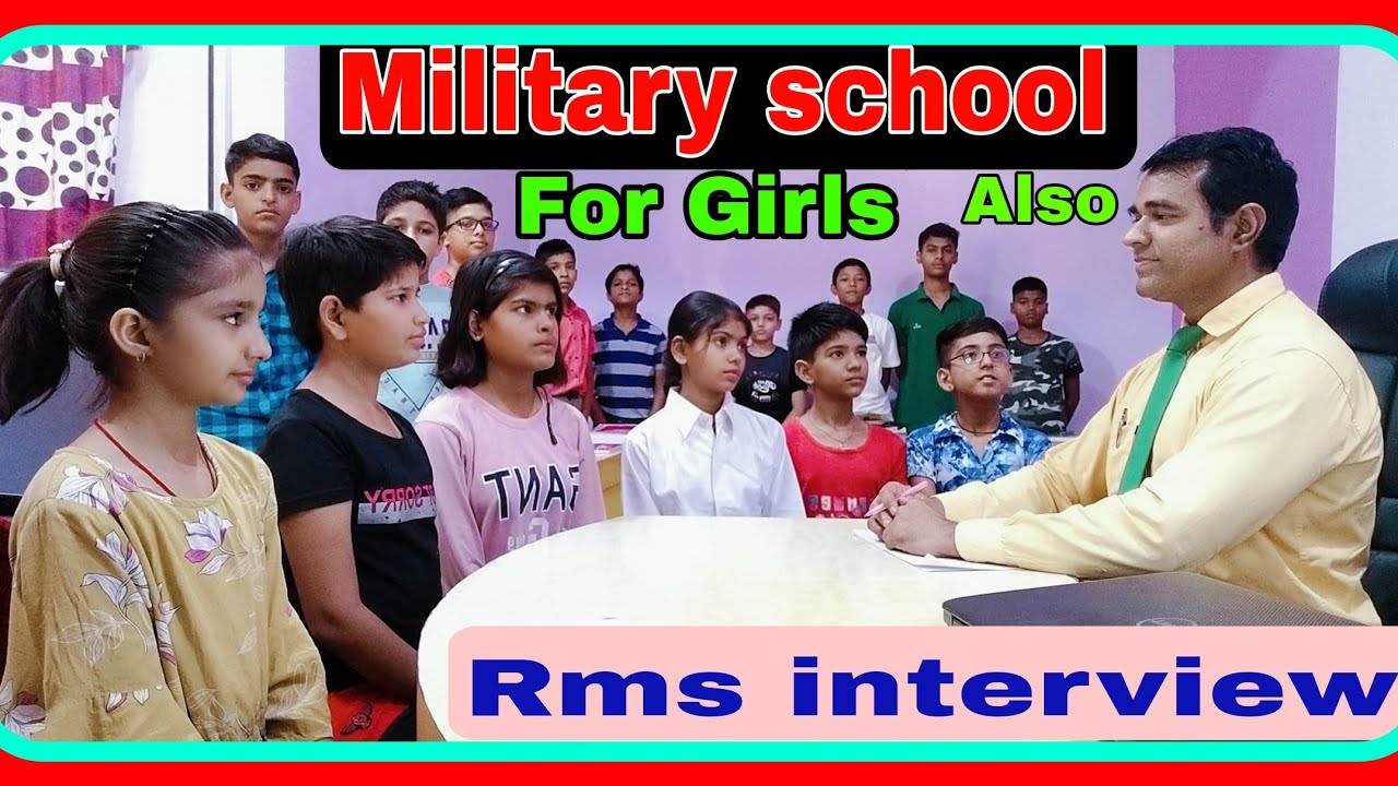 Interview of Rashtriya military school for girls | RMS for girls | PD Classes