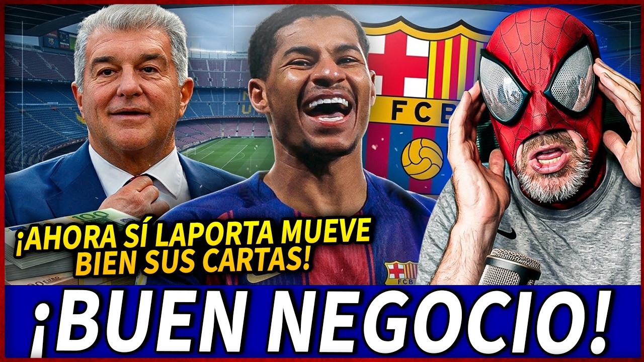 🤯¡GIRO INESPERADO en el FUTURO de RASHFORD que deja en BUEN LUGAR a LAPORTA!