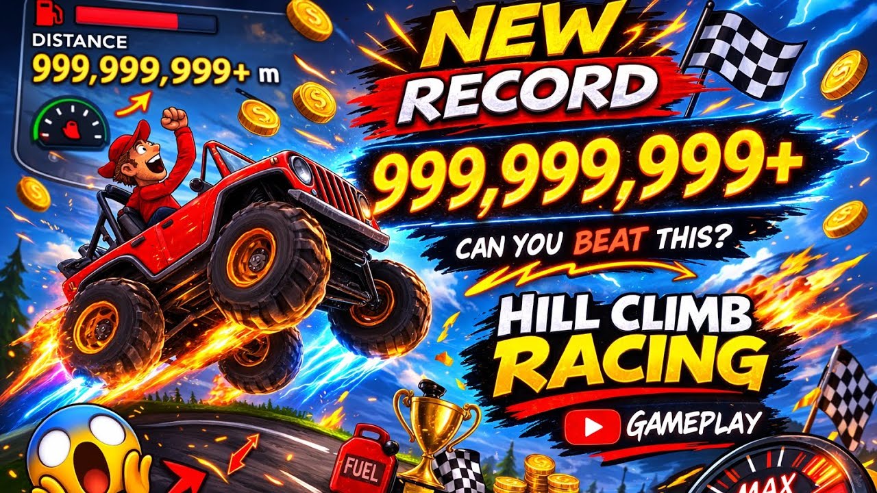 Part 2 Hill Climb Racing में Impossible Record 🔥 999,999,999+ Score