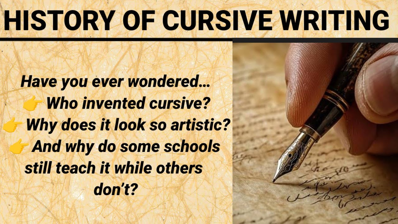 Learn English Through Story | The History of Cursive Writing (Graded Reader – Improve Vocabulary