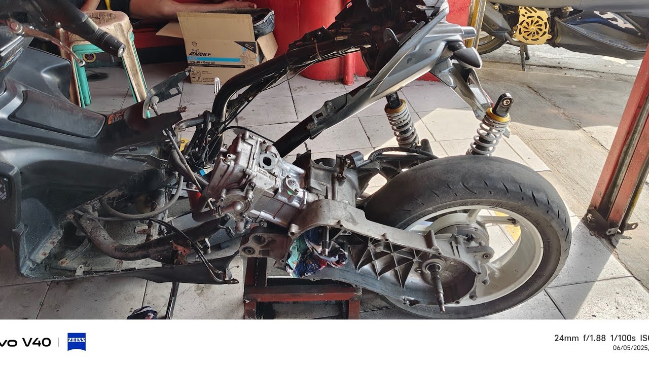 Aerox 155 we top overhaul #trending #follower