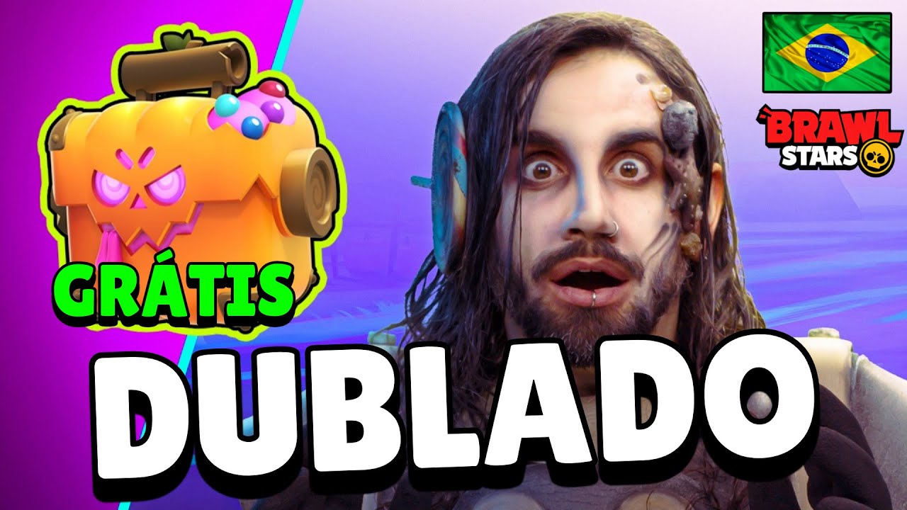CAIXAS DOCE GRÁTIS no BRAWL STARS! DUBLADO em PT-BR! o HALLOWEEN CHEGOU!