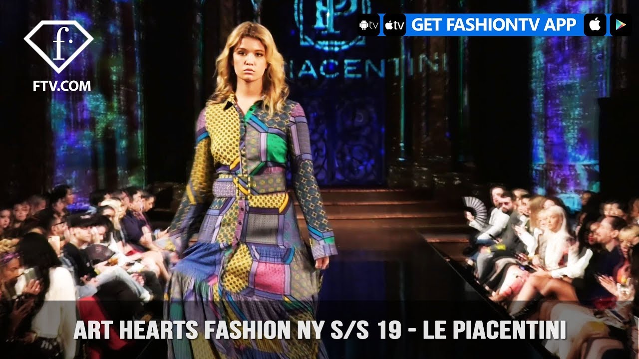 Art Hearts Fashion NY S/S 19 - LE PIACENTINI | FashionTV | FTV