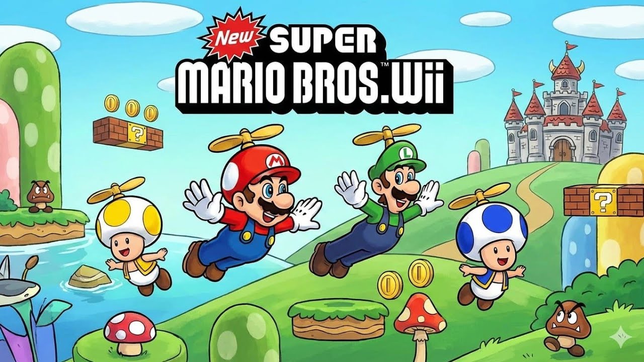New Super Mario Bros Wii - Diretamente do Nintendo Wii #mario #nintendo #wii