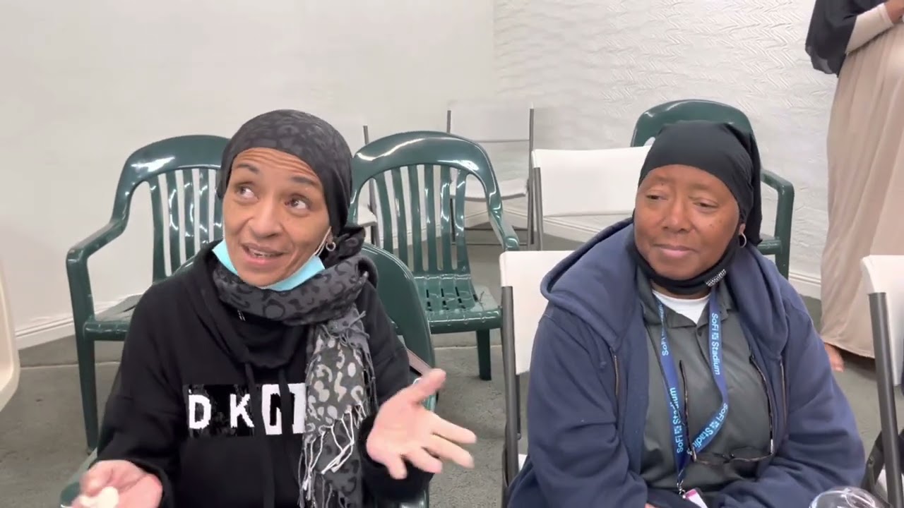 African American Muslim community of USA celebrating Ramadan in Masjid Bilal, Los Angeles in Ramadan