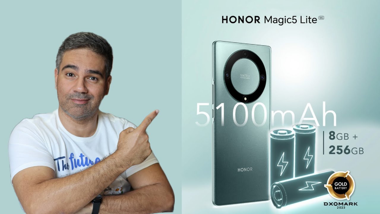 HONOR MAGIG 5 LITE - TELA AMOLED 120HZ Ultra-Resistente