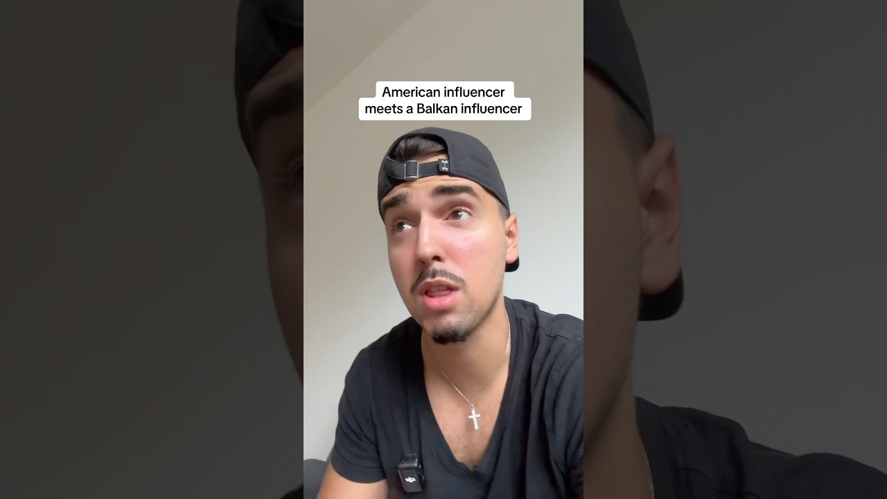 American influencer meets a Balkan influencer #comedy #balkan