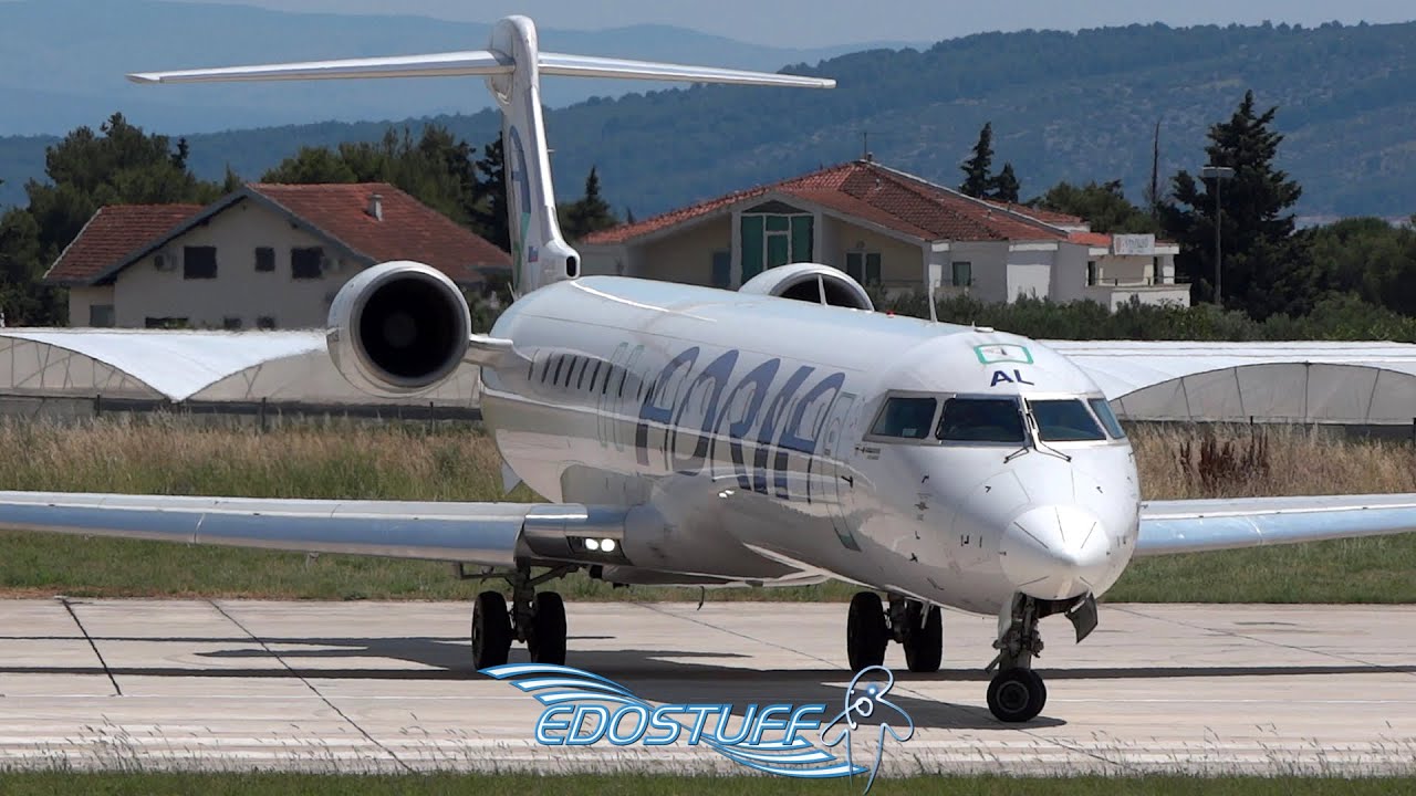 Adria Airways - Bombardier CRJ-900 S5-AAL - Takeoff from Split Airport LDSP/SPU
