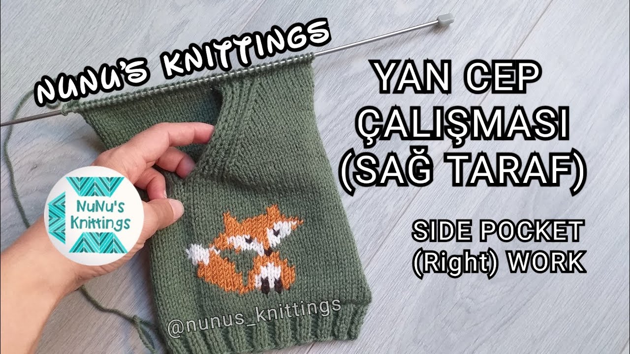 YAN CEP(SAĞ TARAF) ÇALIŞMASI- SIDE POCKET (Right) WORK