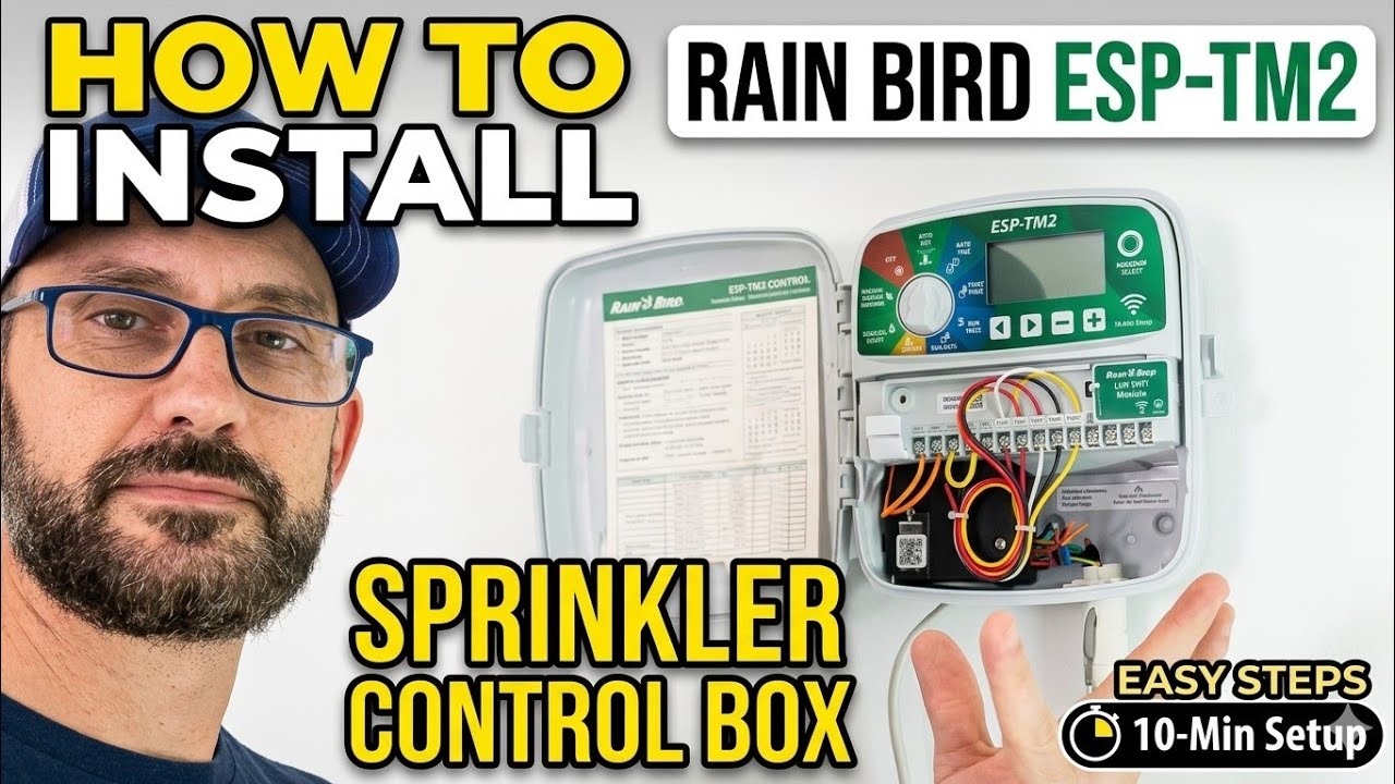 Sprinkler System Control Panel Install (replace)