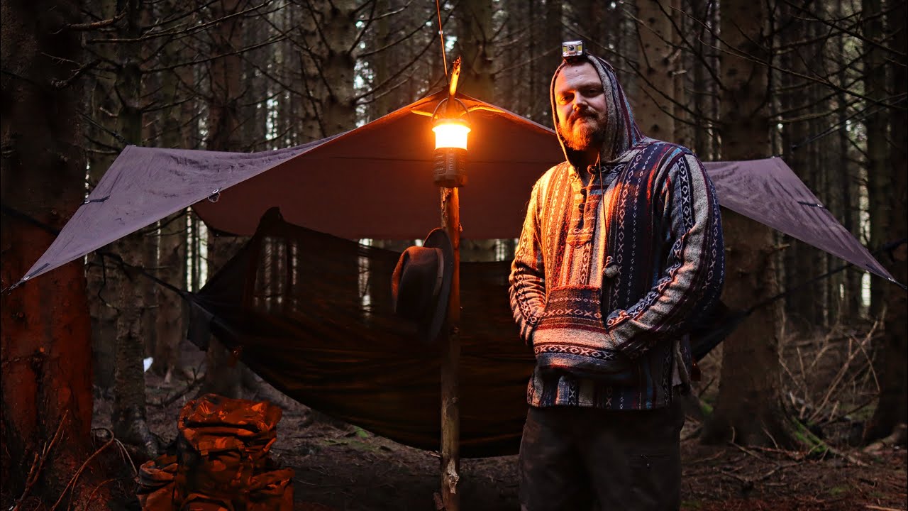 48 HOUR AUTUMN HAMMOCK CAMPING | Wild Camping Surrounded By Highland Cows & Old Ruins!