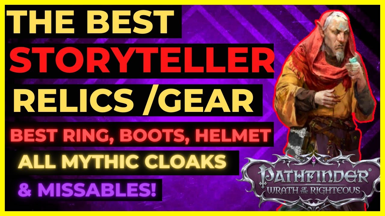 PATHFINDER: WOTR - The BEST STORYTELLER Relics/GEAR - How to get & ALL Special Mythic Cloaks!