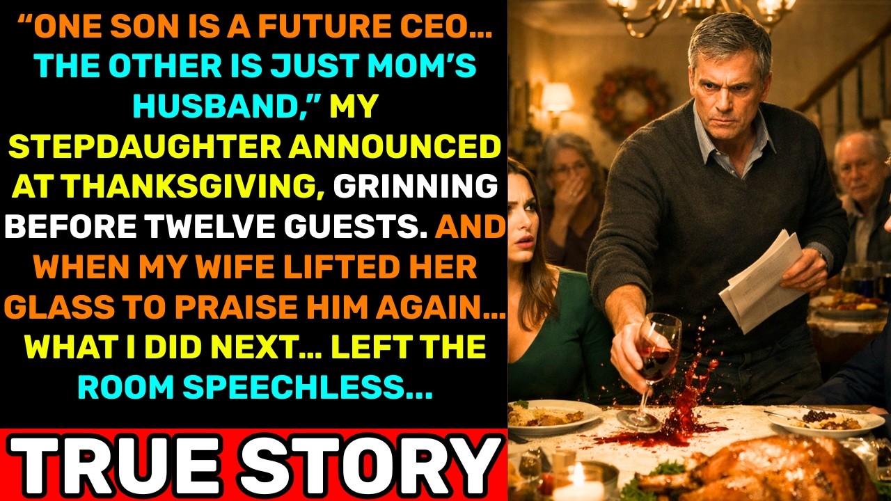 My Stepdaughter Mocked Me At Thanksgiving As “just Mom’s Husband” — They Didn’t Expect My Move…
