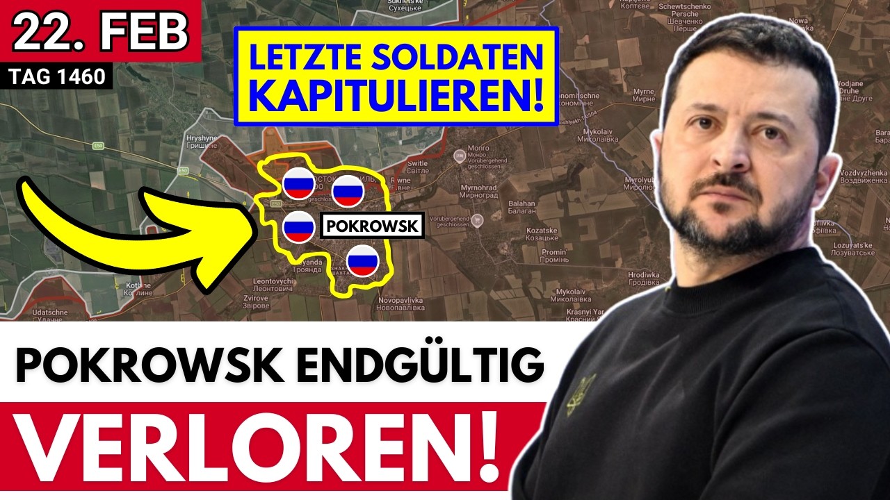 350 Flugkörper treffen Energie- & Eisenbahninfrastruktur, Gegenoffensive gemeldet, Ende von Pokrowsk
