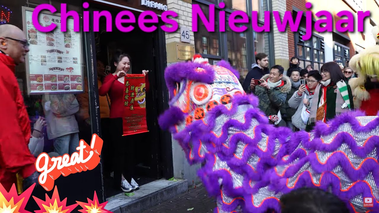 Deel 6: Chinees nieuwjaar💥denhaag 2025💥Jaar van de slang💥Draken feest💥