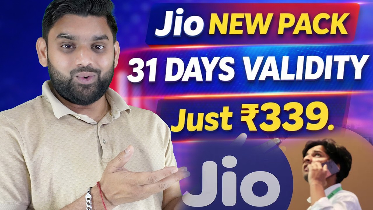 Jio ₹339 Plan Details 📱 31 Days Validity + Free Google Gemini New Offer | Jio New Monthly Plan |