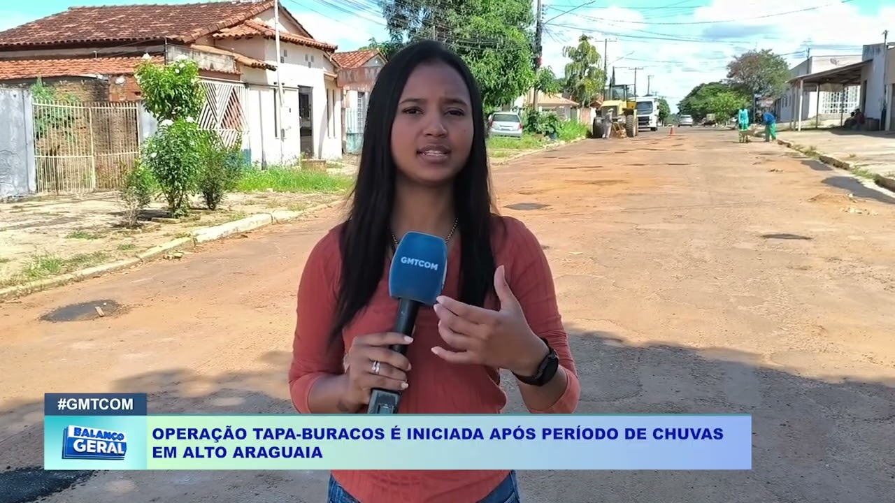OPERAÇÃO TAPA BURACOS É INICIADA APÓS PERÍODO DE CHUVAS  EM ALTO ARAGUAIA