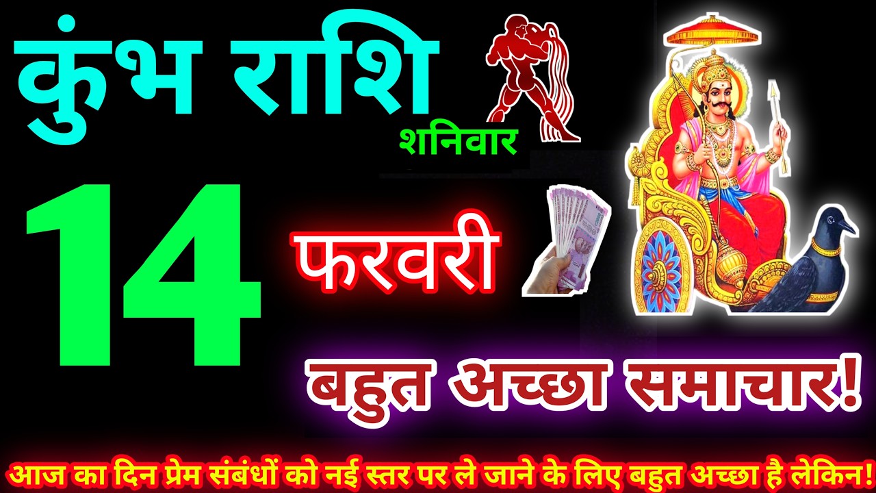 कुंभ राशि 14 फरवरी 2026 | Aaj ka kumbh rashifal| kumbh rashi 14 February 2026 | KB Rashifal