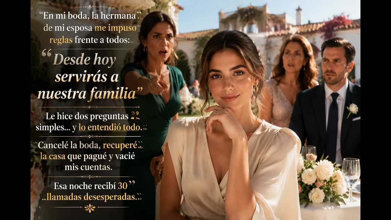 EN MI BODA ME IMPUSIERON REGLAS.HICE 2 PREGUNTAS Y CANCELÉ LA BODA.