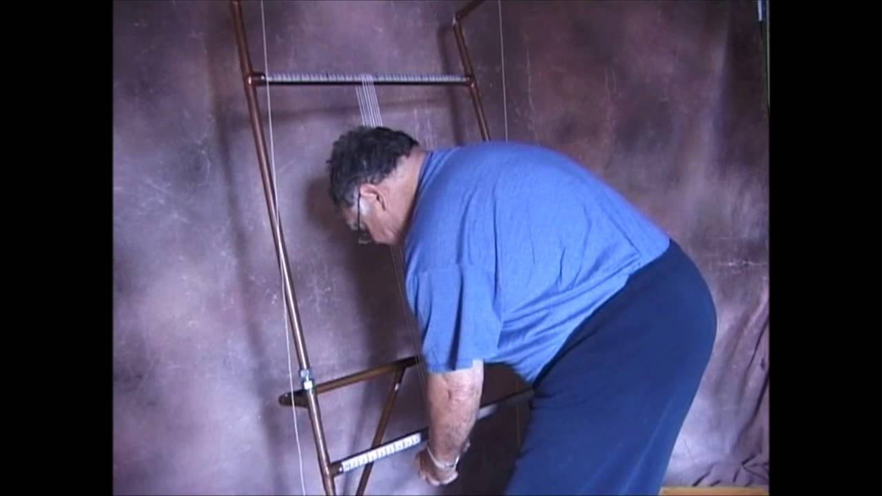 Brennan Tapestry - Warping the Loom