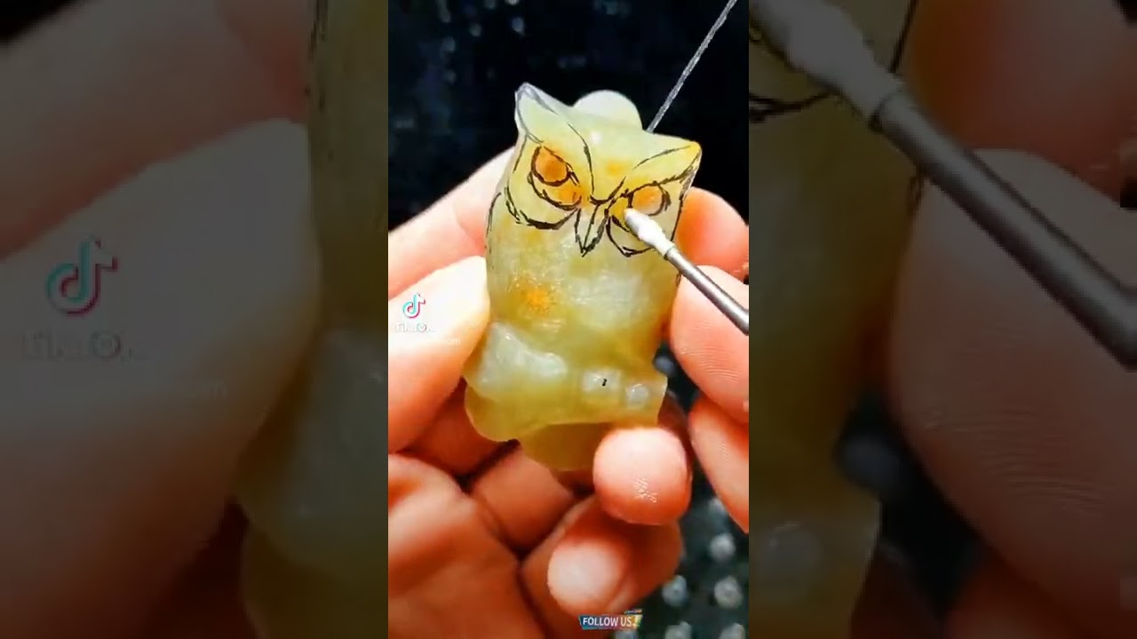 cute Owl 🦉#handmade #etsy #handwork #jade #diy #jewelry #pendant