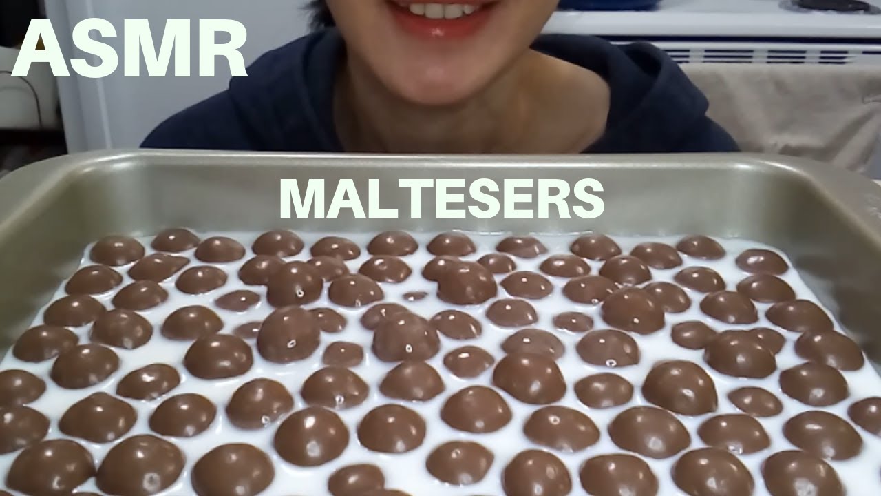 ASMR Maltesers with Milk | EATING SOUNDS (No Talking) [Mukbang] - YeeSu ASMR