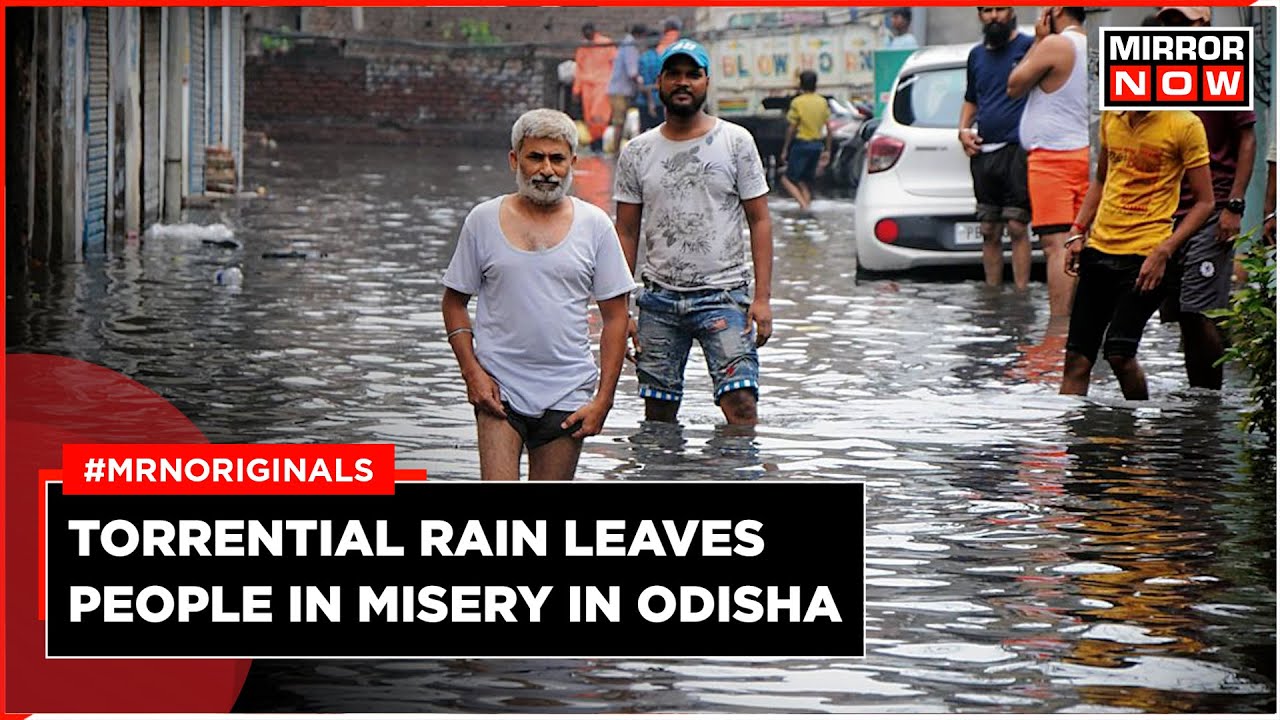 Odisha Rain: Heavy Rainfall Causes Waterlogging in Bhubaneswar, Cuttack | IMD Issues &lsquo;Red&rsquo; Alert