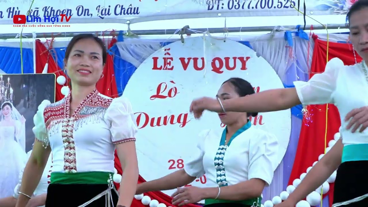 ĐỘI VĂN NGHỆ MƯỜNG 2 MÚA MỪNG ĐÁM CƯỚI