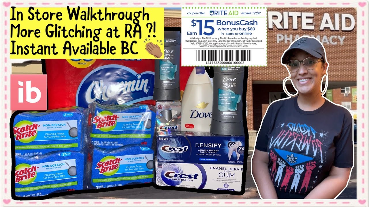 Rite Aid Couponing Haul 5/1 - 5/7, Spend $60 get $15 BC, New BC Challenges, More Glitches ?!